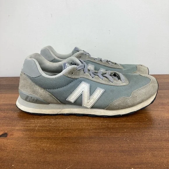 New Balance 515 Classics Grey Suede Mesh Sneakers ML515GRY Men's Size 8D. - Picture 4 of 14